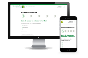 Returns & Repairs Responsive Interface